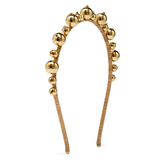 Gold bead headband